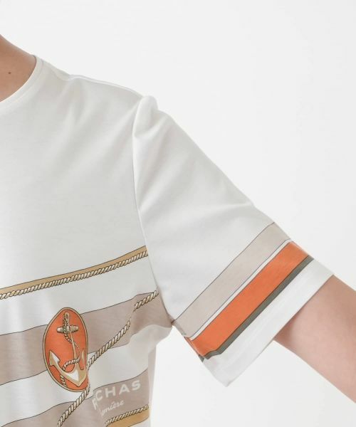 Leilian PLUS HOUSE / レリアンプラスハウス Tシャツ | プリントカットソー【ROCHAS Premiere】 | 詳細12