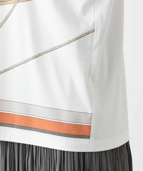 Leilian PLUS HOUSE / レリアンプラスハウス Tシャツ | プリントカットソー【ROCHAS Premiere】 | 詳細13