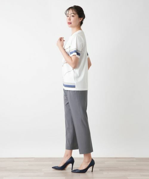 Leilian PLUS HOUSE / レリアンプラスハウス Tシャツ | プリントカットソー【ROCHAS Premiere】 | 詳細2