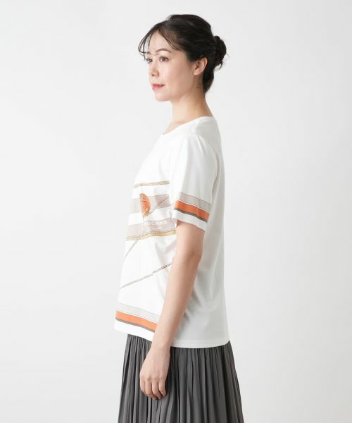 Leilian PLUS HOUSE / レリアンプラスハウス Tシャツ | プリントカットソー【ROCHAS Premiere】 | 詳細8