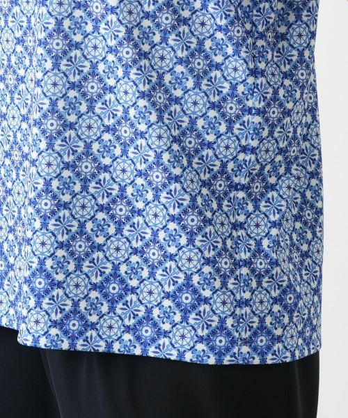 Leilian PLUS HOUSE / レリアンプラスハウス カットソー | 幾何学柄カットソー【ROCHAS Premiere】 | 詳細10