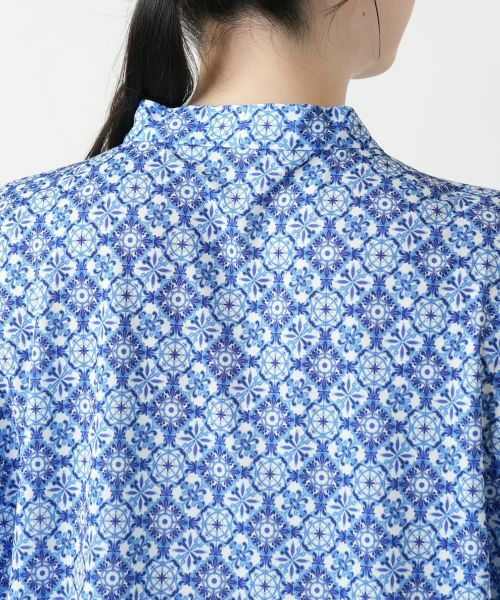 Leilian PLUS HOUSE / レリアンプラスハウス カットソー | 幾何学柄ボウタイブラウス【ROCHAS Premiere】 | 詳細8