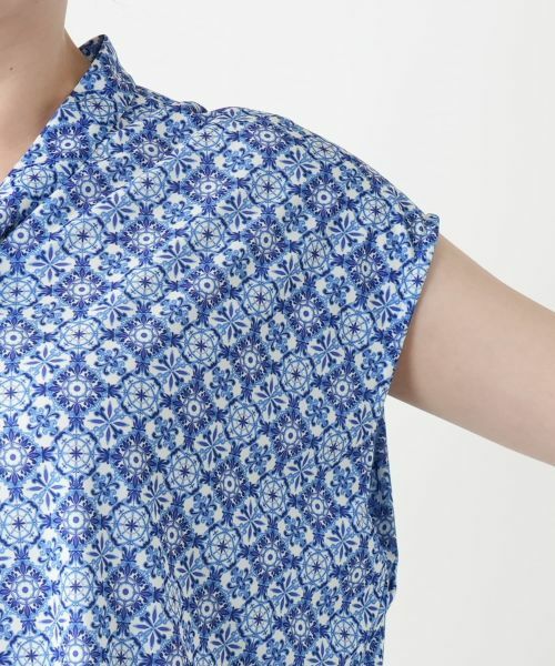 Leilian PLUS HOUSE / レリアンプラスハウス カットソー | 幾何学柄ボウタイブラウス【ROCHAS Premiere】 | 詳細9