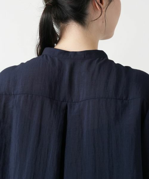 Leilian PLUS HOUSE / レリアンプラスハウス シャツ・ブラウス | バンドカラーブラウス【ROCHAS Premiere】 | 詳細11