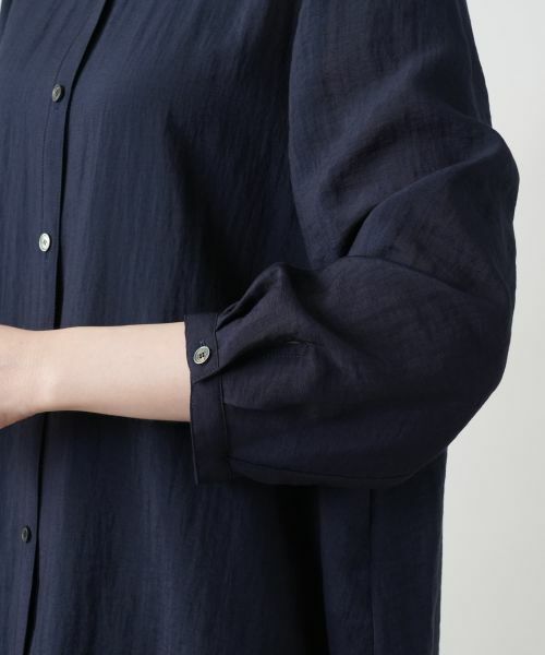 Leilian PLUS HOUSE / レリアンプラスハウス シャツ・ブラウス | バンドカラーブラウス【ROCHAS Premiere】 | 詳細13