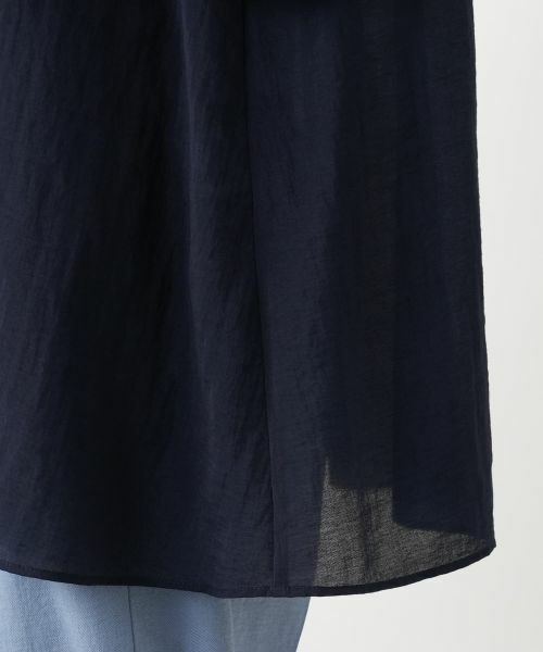 Leilian PLUS HOUSE / レリアンプラスハウス シャツ・ブラウス | バンドカラーブラウス【ROCHAS Premiere】 | 詳細14