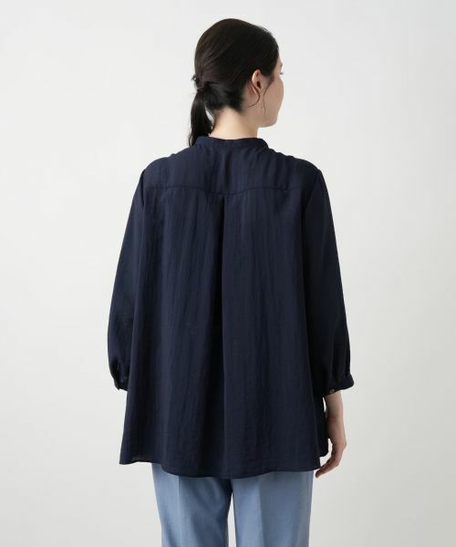 新品タグ付きレリアン　ROCHAS サラッと涼しい半袖チュニックカットソー 新品タグ付きレリアン ROCHAS サラッと涼しい半袖チュニック