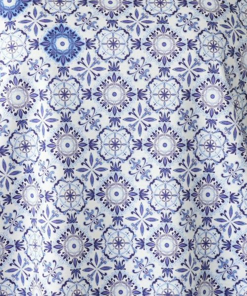 Leilian PLUS HOUSE / レリアンプラスハウス カットソー | 幾何学柄切替Tシャツ【ROCHAS Premiere】 | 詳細12