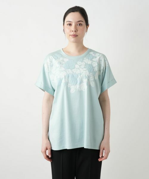 Leilian PLUS HOUSE / レリアンプラスハウス カットソー | フラワーモチーフカットソー【MUSE BY ROCHAS Premiere】 | 詳細10