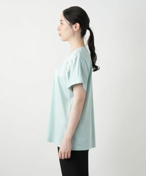 Leilian PLUS HOUSE / レリアンプラスハウス カットソー | フラワーモチーフカットソー【MUSE BY ROCHAS Premiere】 | 詳細11