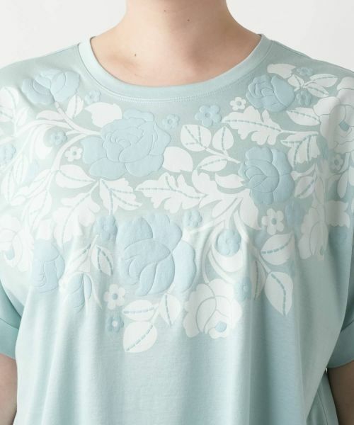 Leilian PLUS HOUSE / レリアンプラスハウス カットソー | フラワーモチーフカットソー【MUSE BY ROCHAS Premiere】 | 詳細13