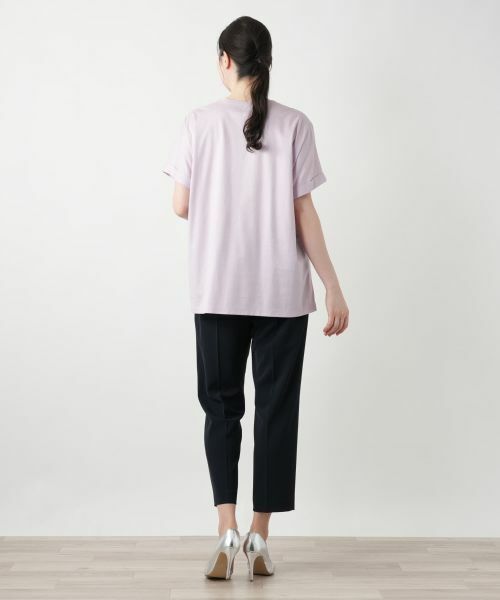 Leilian PLUS HOUSE / レリアンプラスハウス カットソー | フラワーモチーフカットソー【MUSE BY ROCHAS Premiere】 | 詳細3