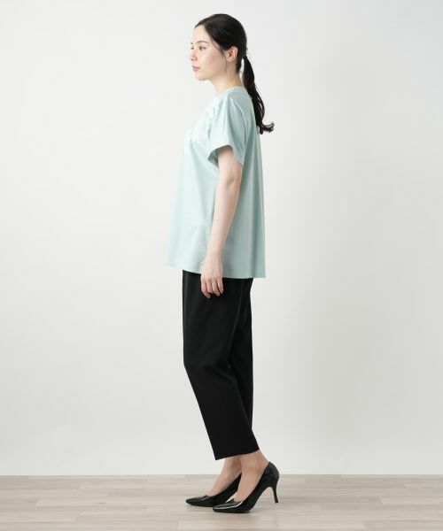 Leilian PLUS HOUSE / レリアンプラスハウス カットソー | フラワーモチーフカットソー【MUSE BY ROCHAS Premiere】 | 詳細8