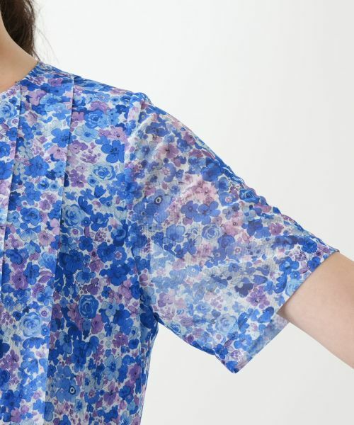 Leilian PLUS HOUSE / レリアンプラスハウス ドレス | 花柄フレアワンピース【ERICA】 | 詳細12