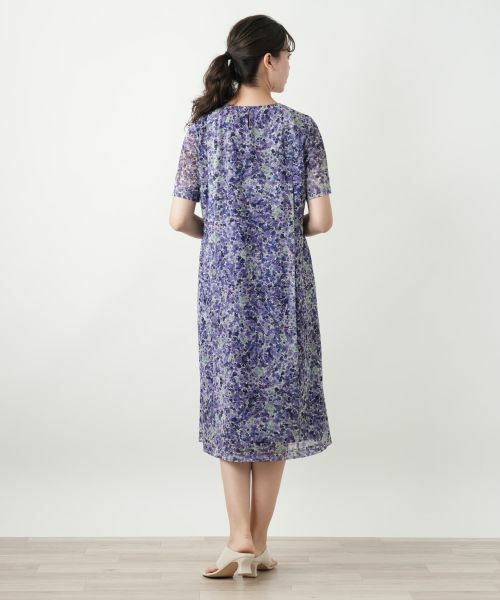 Leilian PLUS HOUSE / レリアンプラスハウス ドレス | 花柄フレアワンピース【ERICA】 | 詳細3