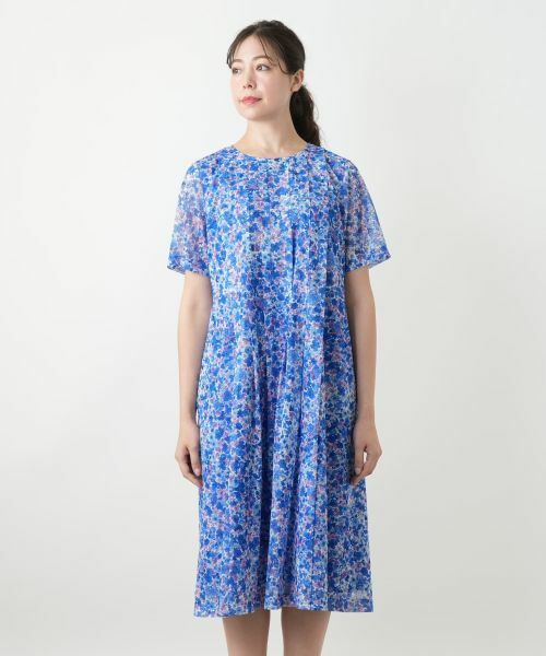 Leilian PLUS HOUSE / レリアンプラスハウス ドレス | 花柄フレアワンピース【ERICA】 | 詳細7