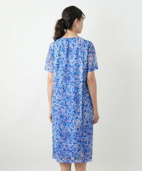 Leilian PLUS HOUSE / レリアンプラスハウス ドレス | 花柄フレアワンピース【ERICA】 | 詳細9