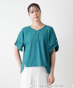 Leilian PLUS HOUSE / レリアンプラスハウス シャツ・ブラウス | 【店舗人気】Vネックブラウス【BOURGE】