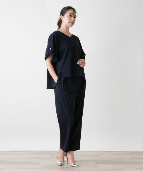 Leilian PLUS HOUSE / レリアンプラスハウス シャツ・ブラウス | 【店舗人気】Vネックブラウス【BOURGE】 | 詳細1