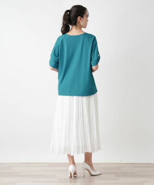 Leilian PLUS HOUSE / レリアンプラスハウス シャツ・ブラウス | 【店舗人気】Vネックブラウス【BOURGE】 | 詳細6