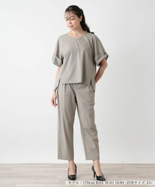 Leilian PLUS HOUSE / レリアンプラスハウス シャツ・ブラウス | 【店舗人気】Vネックブラウス【BOURGE】 | 詳細7