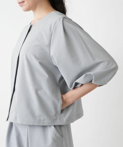 Leilian PLUS HOUSE / レリアンプラスハウス テーラードジャケット | 【店舗人気】ノーカラージャケット【BOURGE】 | 詳細14