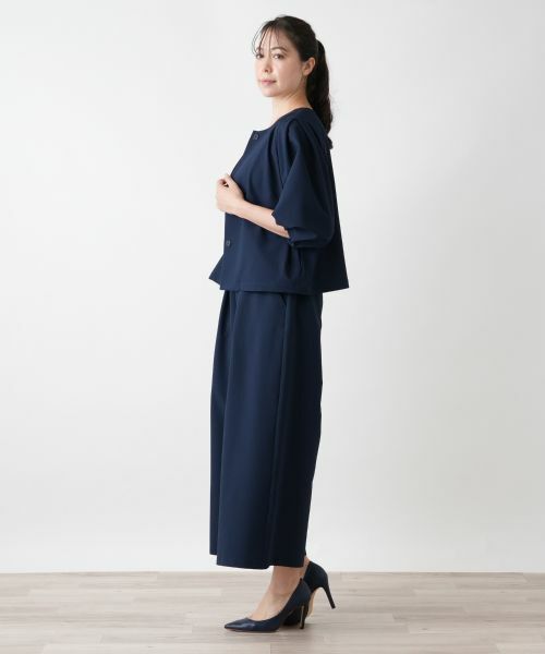 Leilian PLUS HOUSE / レリアンプラスハウス テーラードジャケット | 【店舗人気】ノーカラージャケット【BOURGE】 | 詳細2