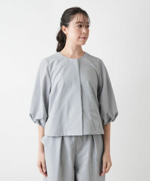 Leilian PLUS HOUSE / レリアンプラスハウス テーラードジャケット | 【店舗人気】ノーカラージャケット【BOURGE】 | 詳細8