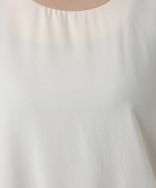 Leilian PLUS HOUSE / レリアンプラスハウス カットソー | リブ切替シアープルオーバー【BOURGE】 | 詳細17