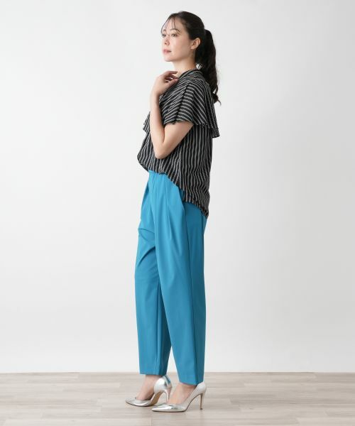 Leilian PLUS HOUSE / レリアンプラスハウス シャツ・ブラウス | ストライプ切替ブラウス【BOURGE】 | 詳細2