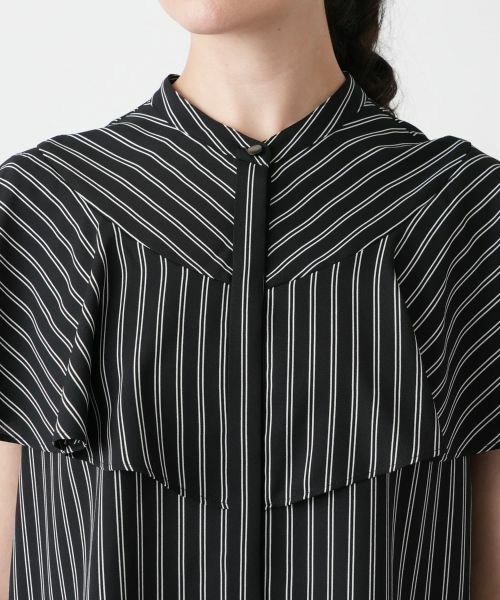 Leilian PLUS HOUSE / レリアンプラスハウス シャツ・ブラウス | ストライプ切替ブラウス【BOURGE】 | 詳細7