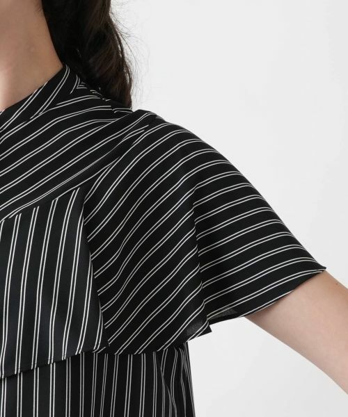 Leilian PLUS HOUSE / レリアンプラスハウス シャツ・ブラウス | ストライプ切替ブラウス【BOURGE】 | 詳細9