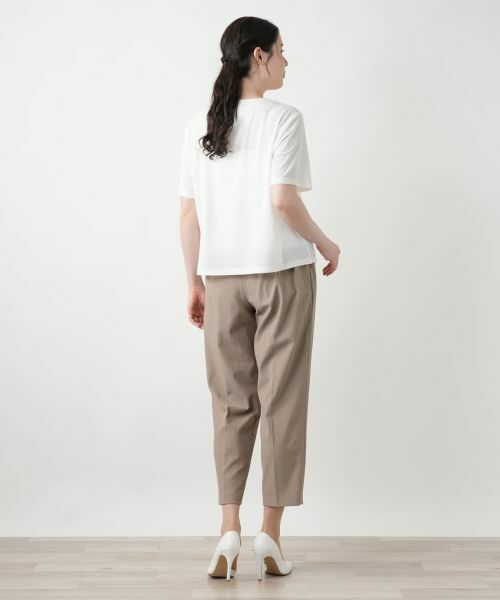 Leilian PLUS HOUSE / レリアンプラスハウス カットソー | フラワーモチーフカットソー | 詳細6