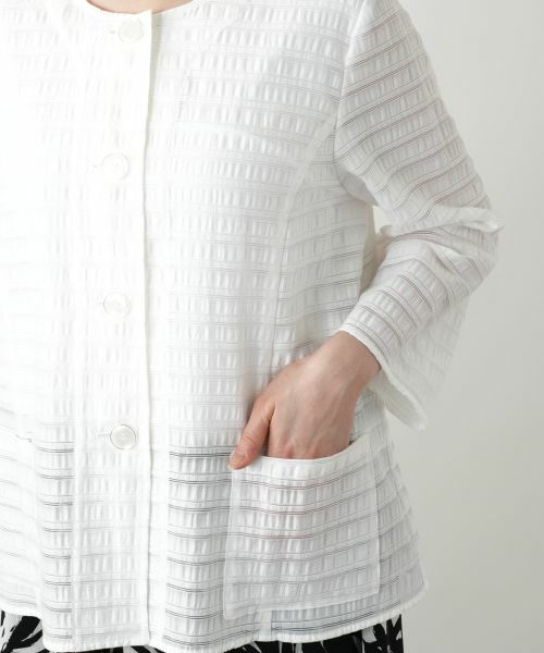 Leilian PLUS HOUSE / レリアンプラスハウス テーラードジャケット | ノーカラージャケット | 詳細12