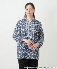 Leilian PLUS HOUSE / レリアンプラスハウス シャツ・ブラウス | バンドカラーブラウス