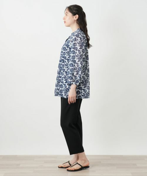 Leilian PLUS HOUSE / レリアンプラスハウス シャツ・ブラウス | バンドカラーブラウス | 詳細2