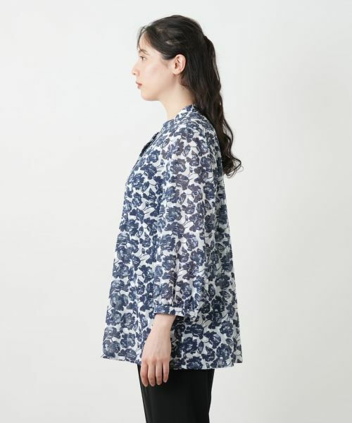 Leilian PLUS HOUSE / レリアンプラスハウス シャツ・ブラウス | バンドカラーブラウス | 詳細5