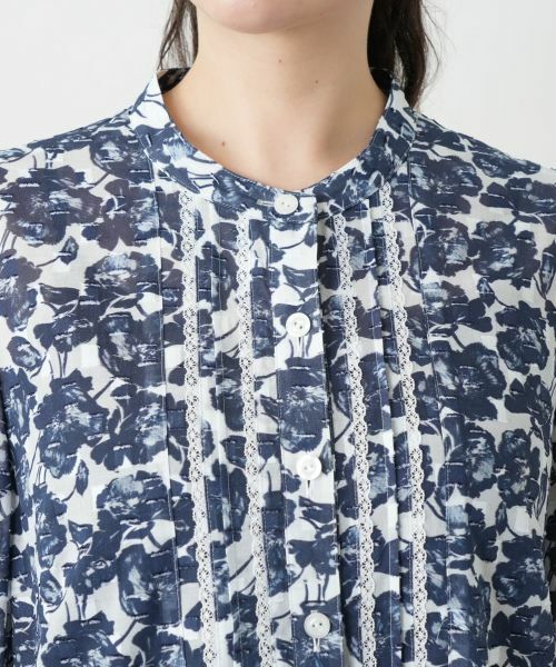 Leilian PLUS HOUSE / レリアンプラスハウス シャツ・ブラウス | バンドカラーブラウス | 詳細7