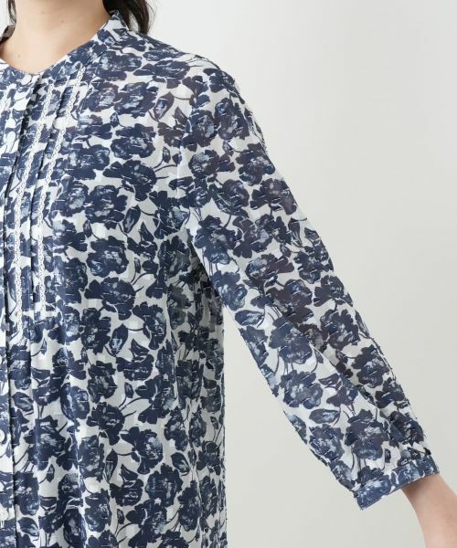 Leilian PLUS HOUSE / レリアンプラスハウス シャツ・ブラウス | バンドカラーブラウス | 詳細9