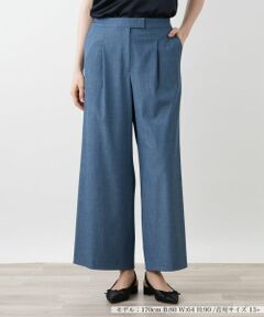 F563 美品 13+ XL レリアン プラスハウス 現行 ワイド レディース ワイドパンツ | Leilian plus house (Women/大きいサイズ