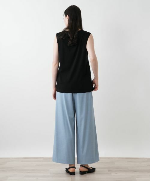 Leilian PLUS HOUSE / レリアンプラスハウス その他パンツ | タックワイドパンツ | 詳細6