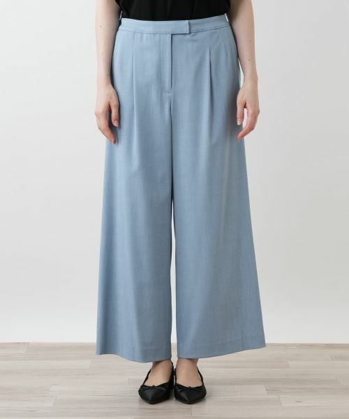 Leilian PLUS HOUSE / レリアンプラスハウス その他パンツ | タックワイドパンツ | 詳細7