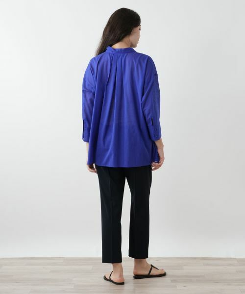 Leilian PLUS HOUSE / レリアンプラスハウス シャツ・ブラウス | 織柄シャツブラウス【SOMELOS】 | 詳細6