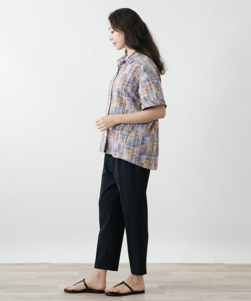 Leilian PLUS HOUSE / レリアンプラスハウス シャツ・ブラウス | チェックシャツブラウス | 詳細2