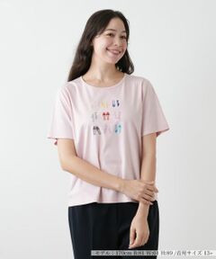 Leilian PLUS HOUSE / レリアンプラスハウス Tシャツ | 刺繍カットソー