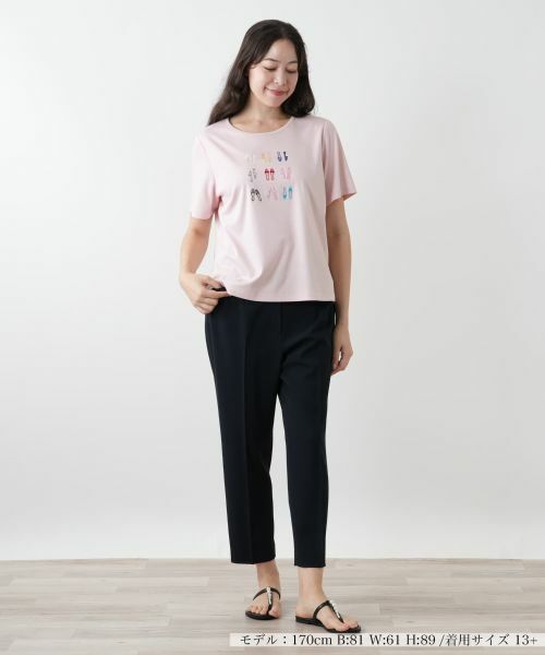 Leilian PLUS HOUSE / レリアンプラスハウス Tシャツ | 刺繍カットソー | 詳細4