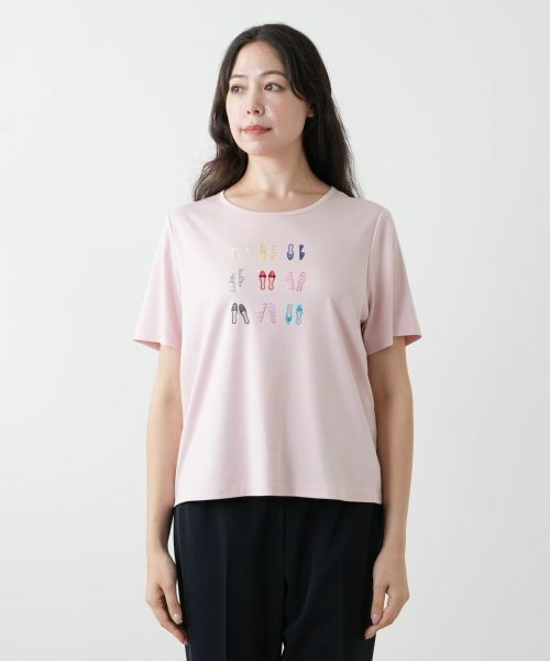 セール】 刺繍カットソー （Tシャツ）｜Leilian PLUS HOUSE