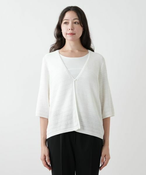 Leilian PLUS HOUSE / レリアンプラスハウス カーディガン・ボレロ | 七分袖カーディガン | 詳細7