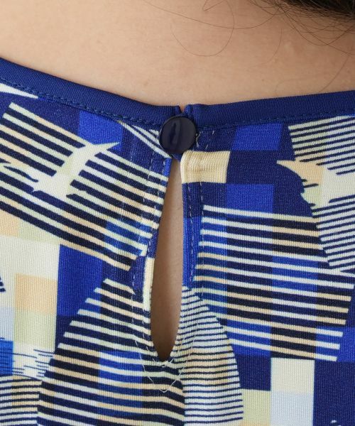 Leilian PLUS HOUSE / レリアンプラスハウス カットソー | プリントタックカットソー | 詳細11