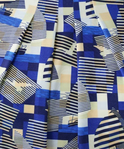 Leilian PLUS HOUSE / レリアンプラスハウス カットソー | プリントタックカットソー | 詳細12